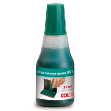Краска штемпельная Colop 801/25ML оттис.:зеленый водный/глицериновый 25мл