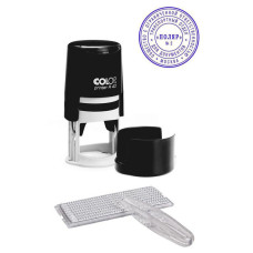 Печать самонаборная Colop Printer R 40/2-Set пластик корп.:ассорти автоматический 2кр. оттис.:синий шир.:40мм выс.:40мм