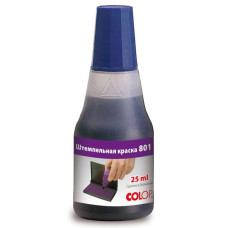 Краска штемпельная Colop 801/25ML оттис.:фиолетовый водный/глицериновый 25мл