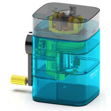 Точилка для карандашей механическая Deli 71162Blue 1 отверстие пластик синий