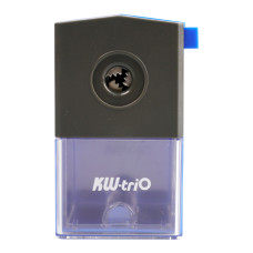 Точилка для карандашей механическая Kw-Trio 306A-BLU 1 отверстие пластик синий