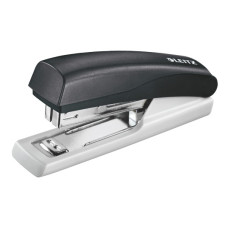 Степлер мини Esselte 55170095 Leitz N10 (10листов) встроенный антистеплер черный металл/пластик