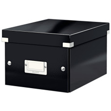 Короб для хранения Leitz 60430095 Click & Store A5 черный картон
