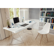 Лоток горизонтальный Esselte 53611036 Leitz WOW A4 267x49x336мм синий металлик/белый полистирол