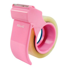 Диспенсер для клейкой ленты Kw-Trio 3328-PINK шир.50мм дл.54м