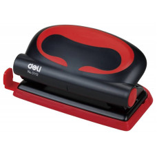 Дырокол Deli Essential Plus E0112 макс.:10лист. металл ассорти отв.:2 с линейкой