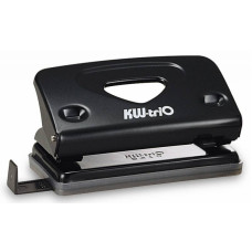 Дырокол Kw-Trio Classic Mini 941BLCK макс.:10лист. металл черный отв.:2 с линейкой