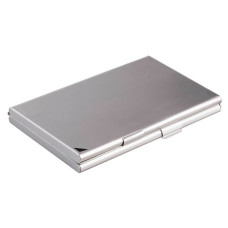 Визитница карманная Durable Business Card Box Duo 55х90мм (20 визиток) алюминий серебристый