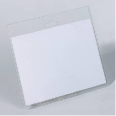 Бейдж Durable 8135-19 60х90мм горизонтальный без крепления ПВХ прозрачный (упак.:20шт)