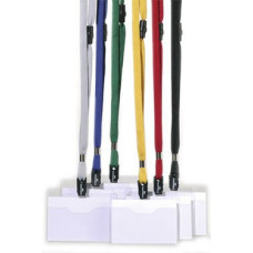 Бейдж Durable 8139-01 60х90мм горизонтальный шнур:черный текстильный ПВХ (упак.:10шт)