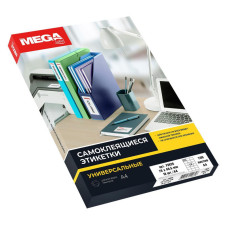 Этикетки Promega 73626 A4 18шт на листе/1г/м2/100л./белый матовое