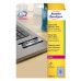 Этикетки Avery Zweckform L6012-20 A4 96x50.8мм 10шт на листе/196г/м2/20л./серебристый самоклей. для лазерной печати