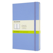 Блокнот Moleskine CLASSIC QP062B42 Large 130х210мм 240стр. нелинованный твердая обложка голубая гортензия