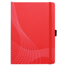 Блокнот Avery Zweckform NOTIZIO 7039 A5 80стр. клетка мягкая обложка фиксирующая резинка прошитый красный