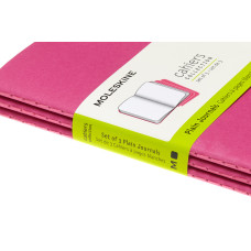 Блокнот Moleskine CAHIER JOURNAL CH013D17 Pocket 90x140мм обложка картон 64стр. нелинованный розовый неон (3шт)