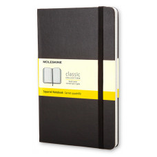 Блокнот Moleskine CLASSIC MM712 Pocket 90x140мм 192стр. клетка твердая обложка черный