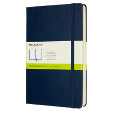 Блокнот Moleskine CLASSIC EXPENDED QP062EXPB20 130х210мм 400стр. нелинованный твердая обложка синий сапфир