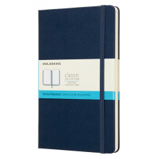 Блокнот Moleskine CLASSIC QP066B20 Large 130х210мм 240стр. пунктир твердая обложка синий сапфир
