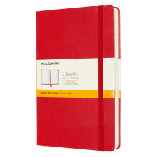 Блокнот Moleskine CLASSIC EXPENDED QP060EXPF2 Large 130х210мм 400стр. линейка твердая обложка красный