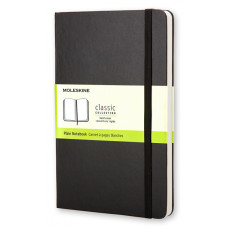 Блокнот Moleskine CLASSIC QP062 Large 130х210мм 240стр. нелинованный твердая обложка черный