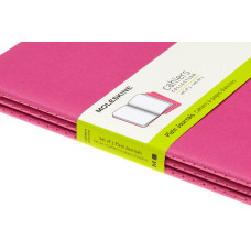 Блокнот Moleskine CAHIER JOURNAL CH018D17 Large 130х210мм обложка картон 80стр. нелинованный розовый неон (3шт)