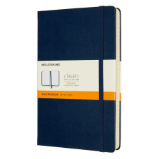 Блокнот Moleskine CLASSIC EXPENDED QP060EXPB20 Large 130х210мм 400стр. линейка твердая обложка синий сапфир