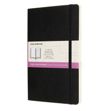 Блокнот Moleskine CLASSIC SOFT DOUBLE NB313SBK Large 130х210мм 192стр. линейка/нелинованный мягкая обложка черный