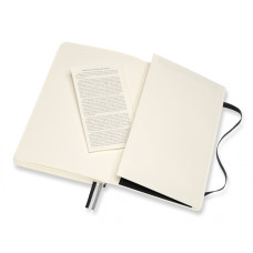 Блокнот Moleskine CLASSIC SOFT EXPENDED QP618EXP Large 130х210мм 400стр. нелинованный мягкая обложка черный