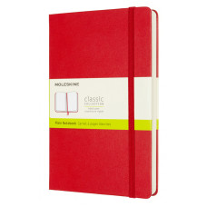 Блокнот Moleskine CLASSIC EXPENDED QP062EXPF2 Large 130х210мм 400стр. нелинованный твердая обложка красный