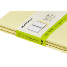Блокнот Moleskine CAHIER JOURNAL CH013M23 Pocket 90x140мм обложка картон 64стр. нелинованный нежно-желтый (3шт)