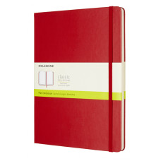 Блокнот Moleskine CLASSIC QP092F2 XLarge 190х250мм 192стр. нелинованный твердая обложка красный