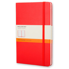 Блокнот Moleskine CLASSIC MM710R Pocket 90x140мм 192стр. линейка твердая обложка красный