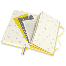 Блокнот Moleskine PASSION BABY PASBABY Large 130х210мм 400стр. подар.кор. желтый