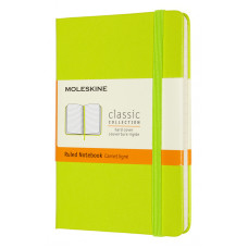 Блокнот Moleskine CLASSIC MM710C2 Pocket 90x140мм PP 192стр. линейка твердая обложка лайм