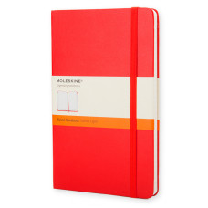 Блокнот Moleskine CLASSIC QP060R Large 130х210мм 240стр. линейка твердая обложка красный