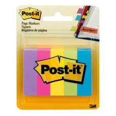 Закладки самокл. бумажные 3M POST-IT 7100139821 (670-5AU) 12.7х44мм 5цв.в упак.