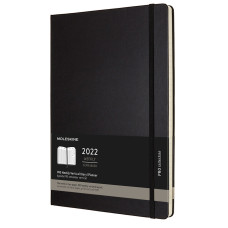 Еженедельник Moleskine PRO VERTICAL A4 160стр. черный