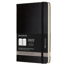 Еженедельник Moleskine PRO VERTICAL Large 130х210мм 168стр. черный