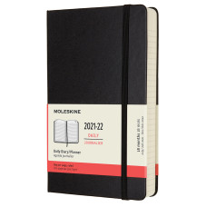 Ежедневник Moleskine ACADEMIC Large 130х210мм датир.18мес 592стр. черный