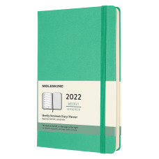 Еженедельник Moleskine CLASSIC WKNT Large 130х210мм 144стр. мятный