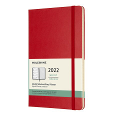 Еженедельник Moleskine CLASSIC WKNT Large 130х210мм 144стр. красный