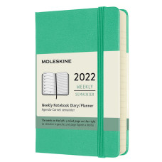 Еженедельник Moleskine CLASSIC WKNT Pocket 90x140мм 144стр. мятный