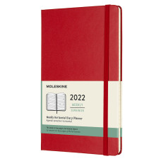 Еженедельник Moleskine CLASSIC WKLY Large 130х210мм 144стр. красный