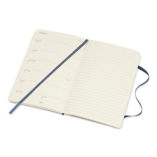 Еженедельник Moleskine CLASSIC SOFT WKNT Pocket 90x140мм 144стр. мягкая обложка синий сапфир