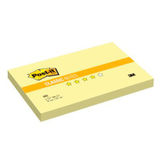 Блок самоклеящийся бумажный 3M Post-it Original 655 7100172757 76х127мм 100лист. желтый канареечный