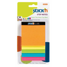 Блок самоклеящийся бумажный Stick`n Magic 21423 150лист. неон 5цв.в упак. несколько размеров