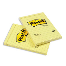 Блок самоклеящийся бумажный 3M Post-it 660Y 7000033838 102x152мм 100лист. желтый