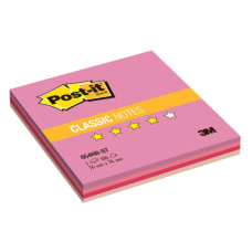 Блок самоклеящийся бумажный 3M Post-it Original 654RB-ST Клубничная радуга 7100020249 76x76мм 100лист. ассорти 4цв.в упак.