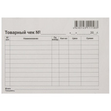 Товарный чек Buro 150x105мм А6 (упак.:70шт)