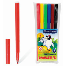Фломастеры Centropen 7790/06 пулевидный пиш. наконечник 6цв.